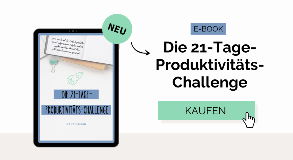 E-Book "Die 21-Tage-Produktivitäts-Challenge"