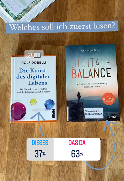2 Bücher Digitale Balance und Die Kund des digitalen Lebens
