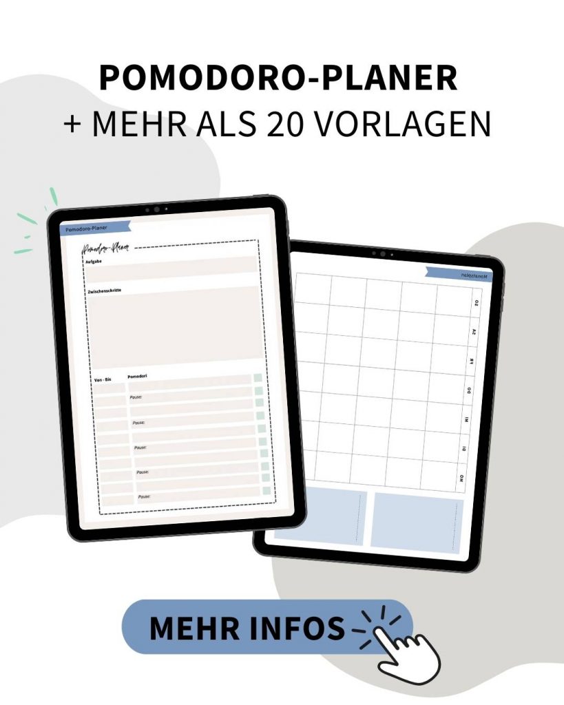 Pomodoro-Planer + mehr als 20 andere Vorlagen