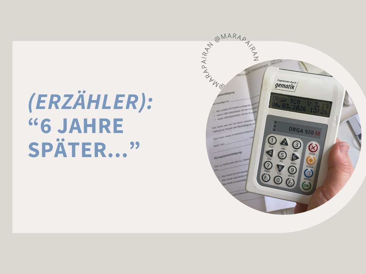 Monatsrückblick April 2025: Erzählerstimme: 6 Jahre später