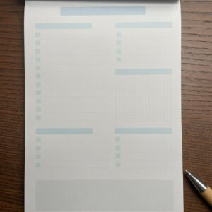 Aufgeschlagene To-do-Liste